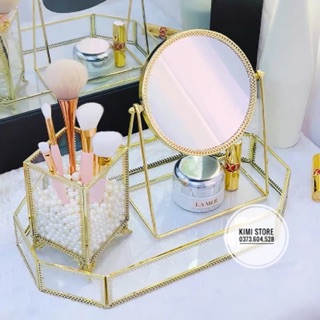 Gương Gold Để Bàn