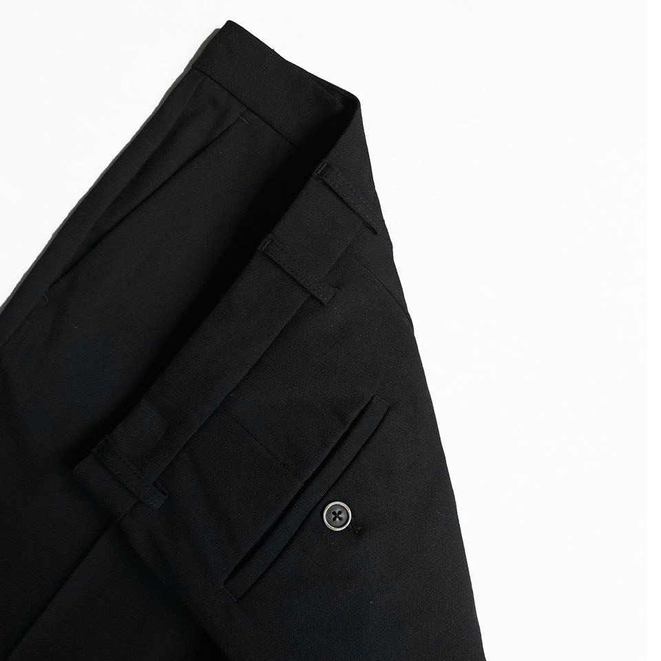 Quần tây âu đen trơn form đứng phong cách lịch lãm body | Mr.Tee | BigBuy360 - bigbuy360.vn