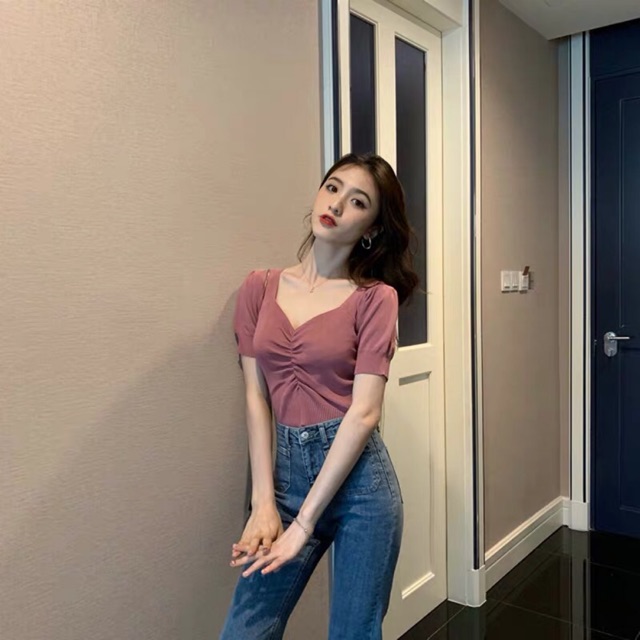 Áo len montoghi 5 màu xinh xắn