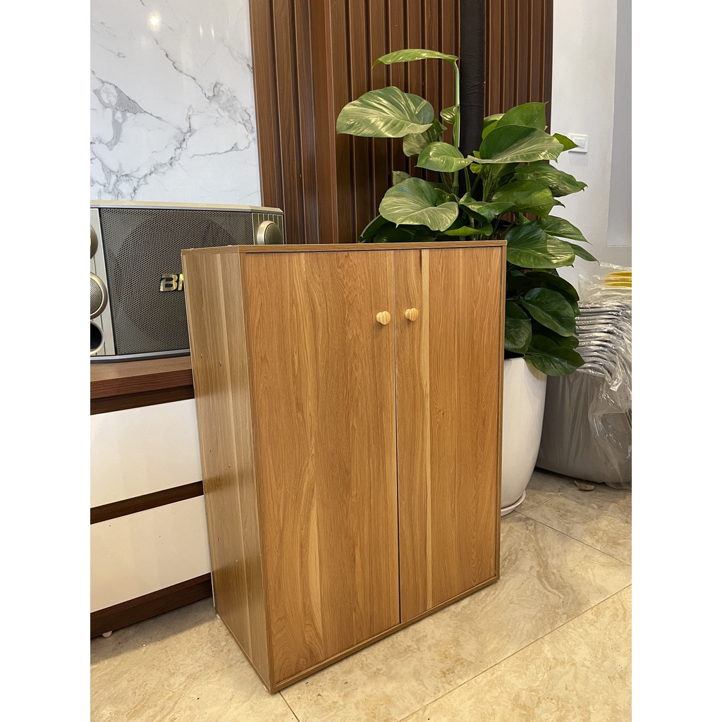 Tủ giầy gỗ, Tủ đựng giầy gỗ có cánh chống bụi bẩn XẢ KHO