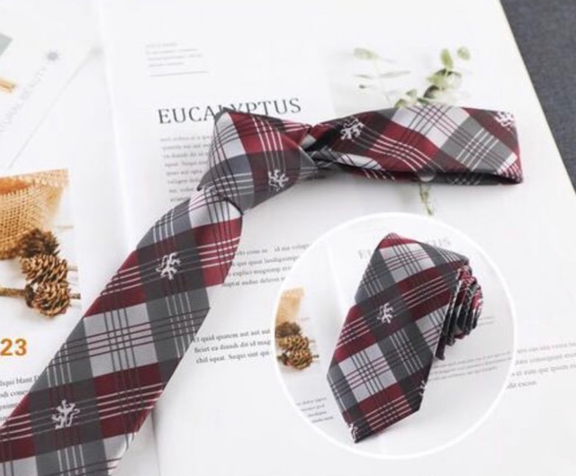 Cà vạt bản 6cm phong cách Hàn Quốc
