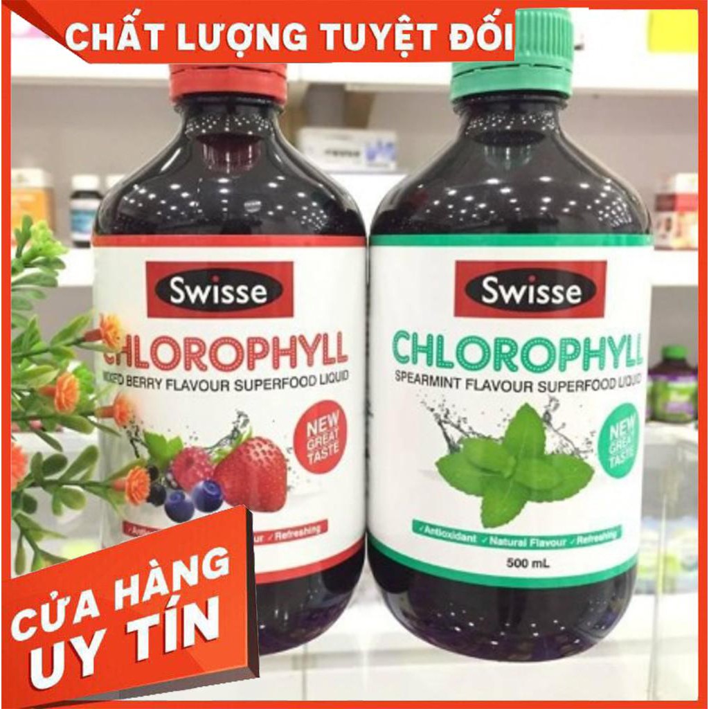 Nước Diệp Lục Swisse Chlorophyll 500ml Của Úc