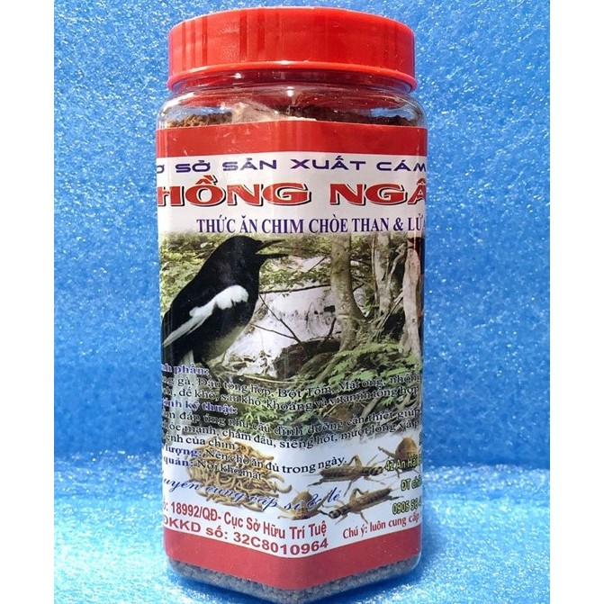 Hộp 500g cám Hồng Ngân chim Chào Mào, Họa Mi, Khướu, Chòe