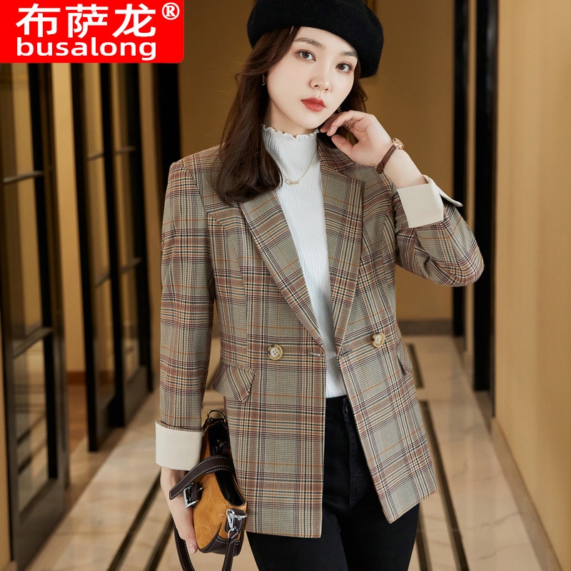 Áo Khoác Vest Tay Dài Thời Trang Công Sở Thanh Lịch Cho Nữ