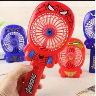 Quạt mini  siêu nhân - pin sạc - có dây đeo