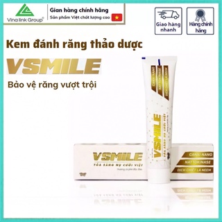 Kem đánh răng thảo dược vsmile của vinalink group bảo vệ răng miệng/ 150g