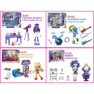 🏵 Set Búp bê Pony 12cm & Phụ kiện theo chủ đề - MY LITTLE PONY MINIS PLAYSET