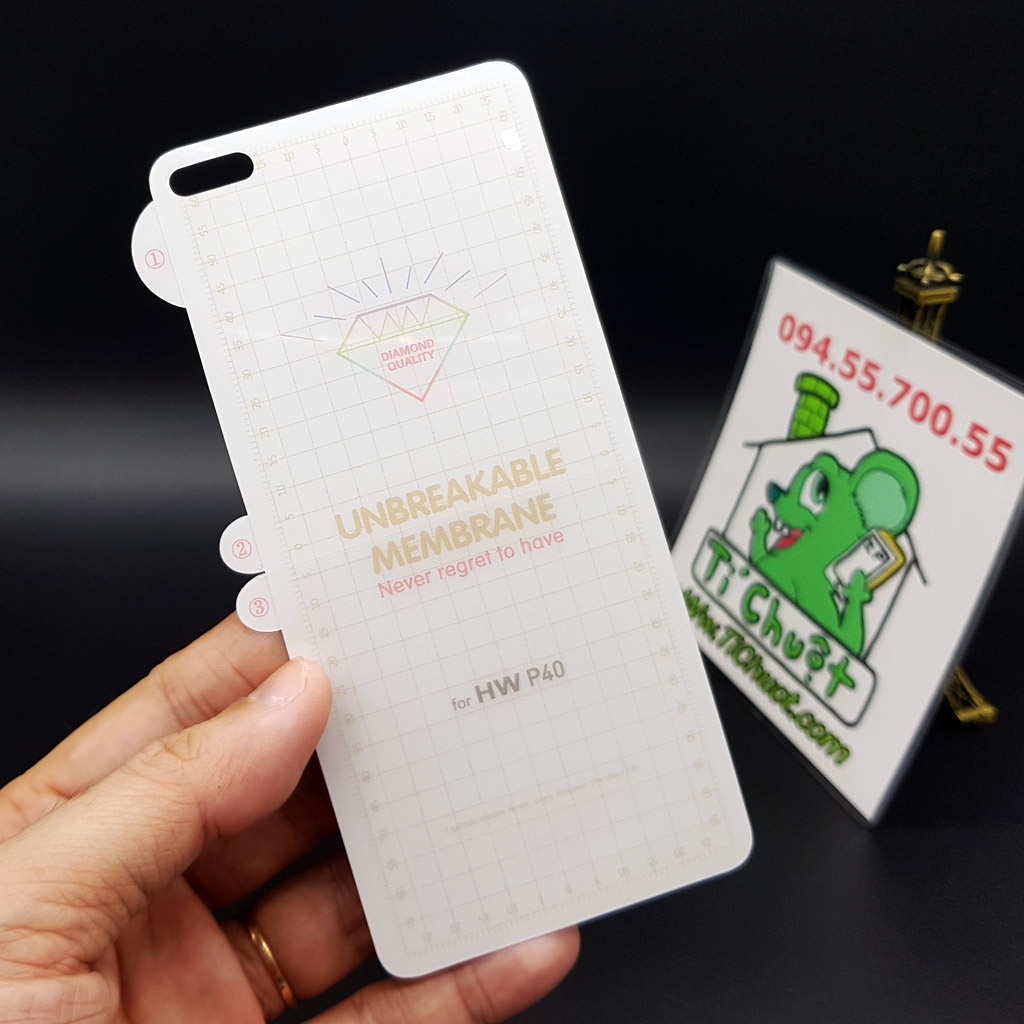 [Mặt Trước] Dán CL Dẻo PPF Huawei P40 Cường Lực Chống Vân Tay