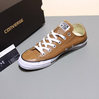 Giày Converse thấp cổ da vàng CTDV12