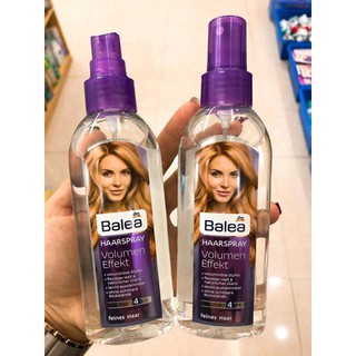 Xịt dưỡng làm phồng tóc tự nhiên balea volumen effekt hàng đức đủ bill