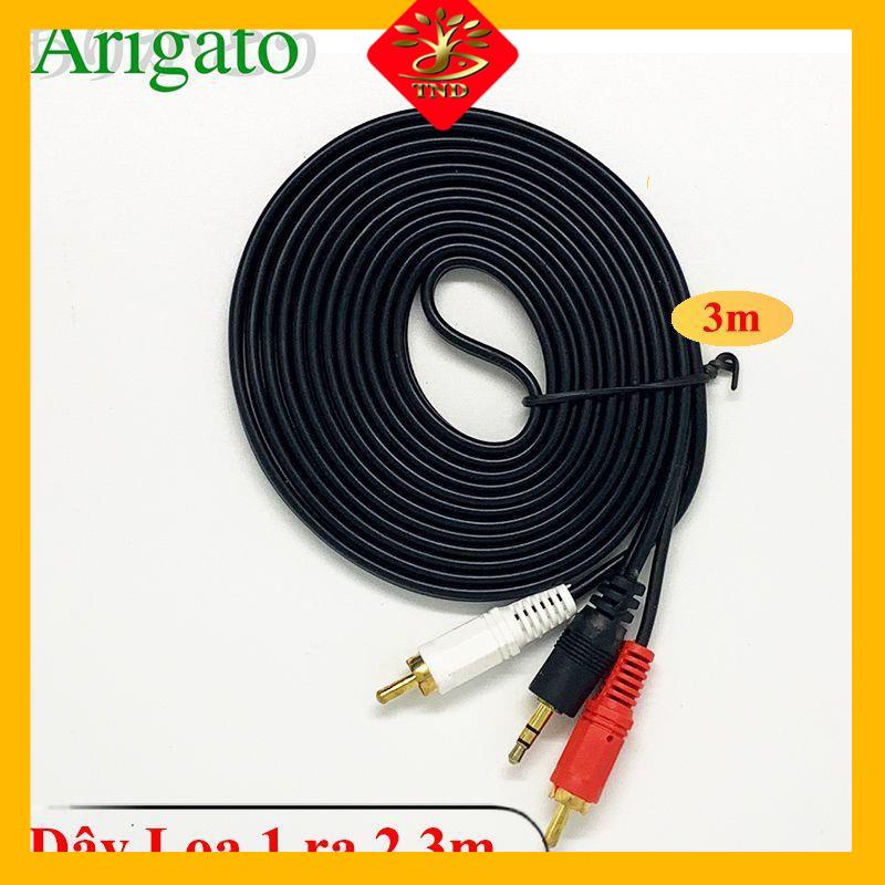 Dây loa 1 ra 2 dài 3m Arigato Kết Nối Chuẩn Âm Thanh Chuẩn.DL5