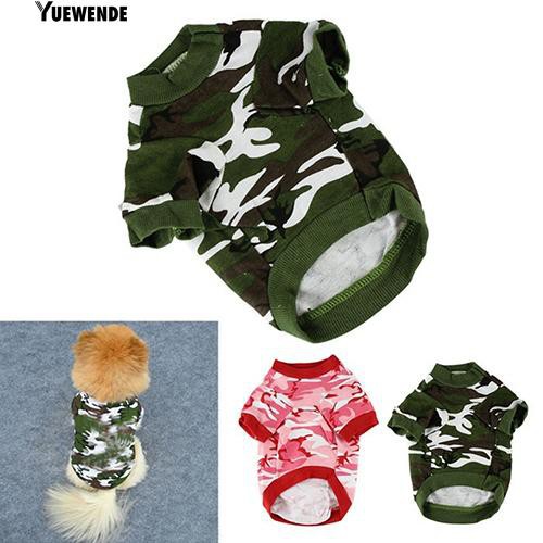 Bộ quần áo hoạ tiết camo cho thú cưng