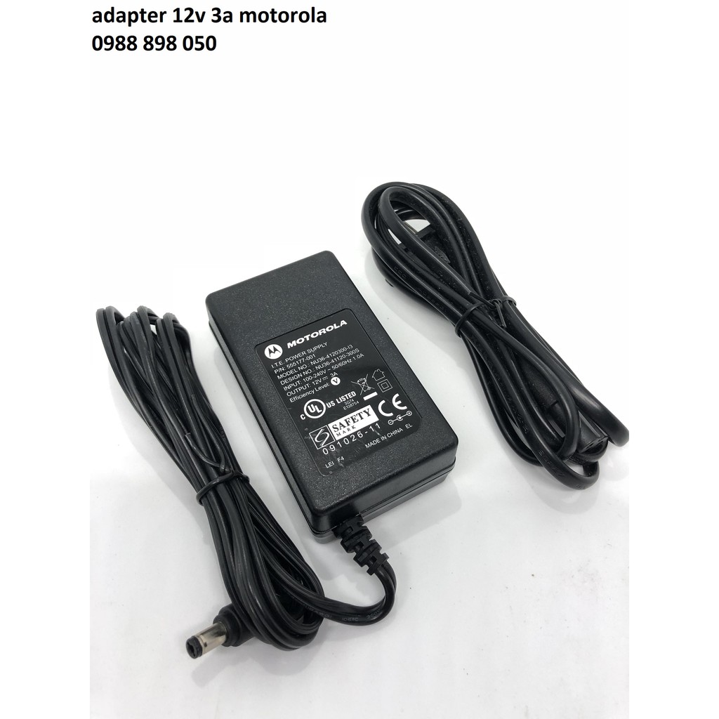 ADAPTER 12V 3A MOTOROLA chính hãng