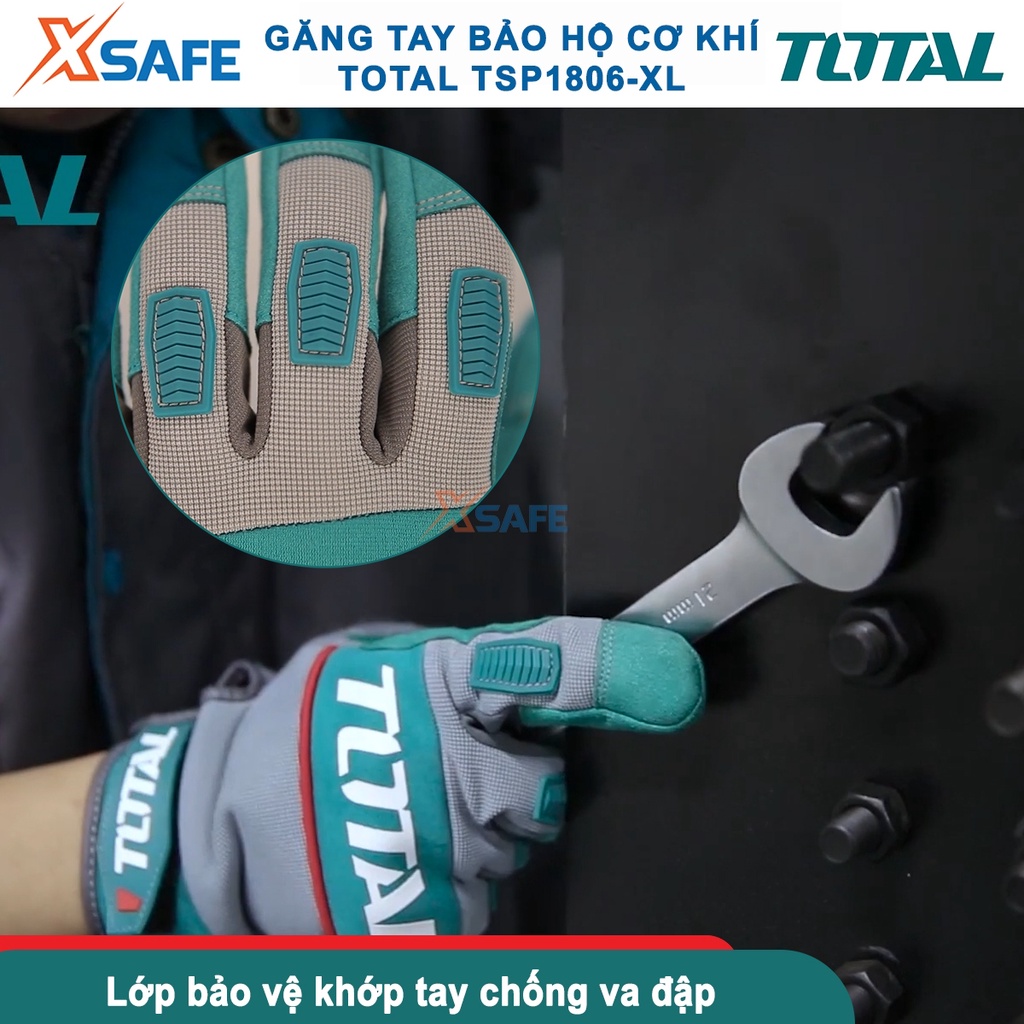 Găng tay cơ khí TOTAL TSP1806