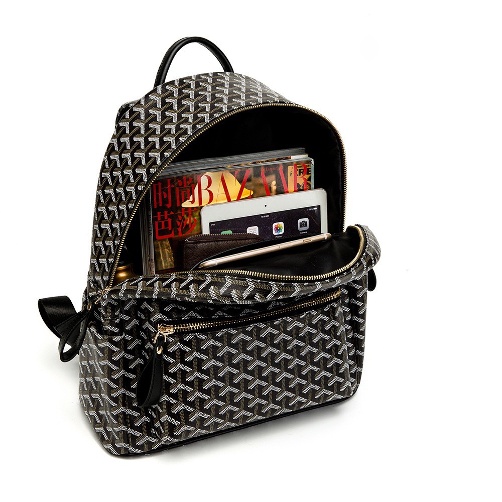 Balo da nam nữ lv cặp đi học unisex thời trang cao cấp ulzzang chống nước đựng laptop