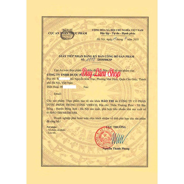 Viên uống nở ngực Đào Thi – hộp 40 viên chính hãng | Thế Giới Skin Care