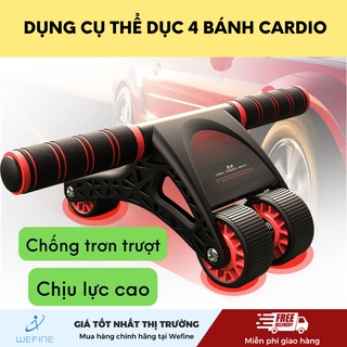 Con lăn ab wheel tập bụng, dụng cụ tập thể dục cardio giảm mỡ toàn thân cao cấp