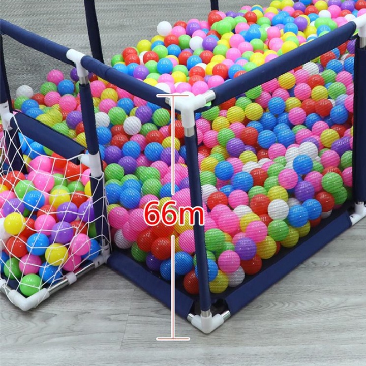 Quây bóng cho bé, quây cũi nhà bóng cho bé có ném bóng rổ - Kích thước 1m2x 2m3