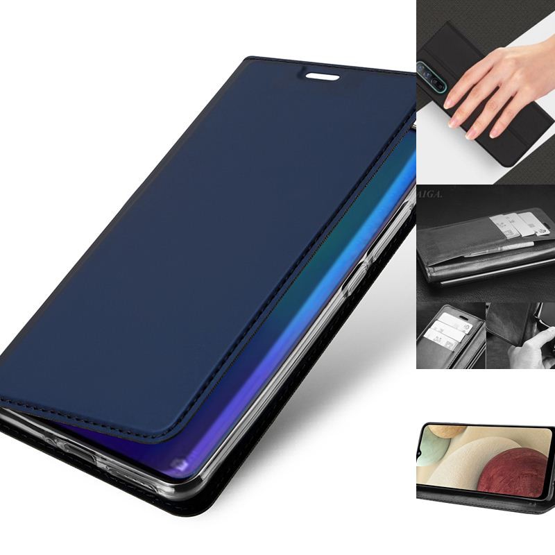 Bao da samsung A12 A02 A02S [fership] kiêm ví da cao cấp hàng xuất nhật