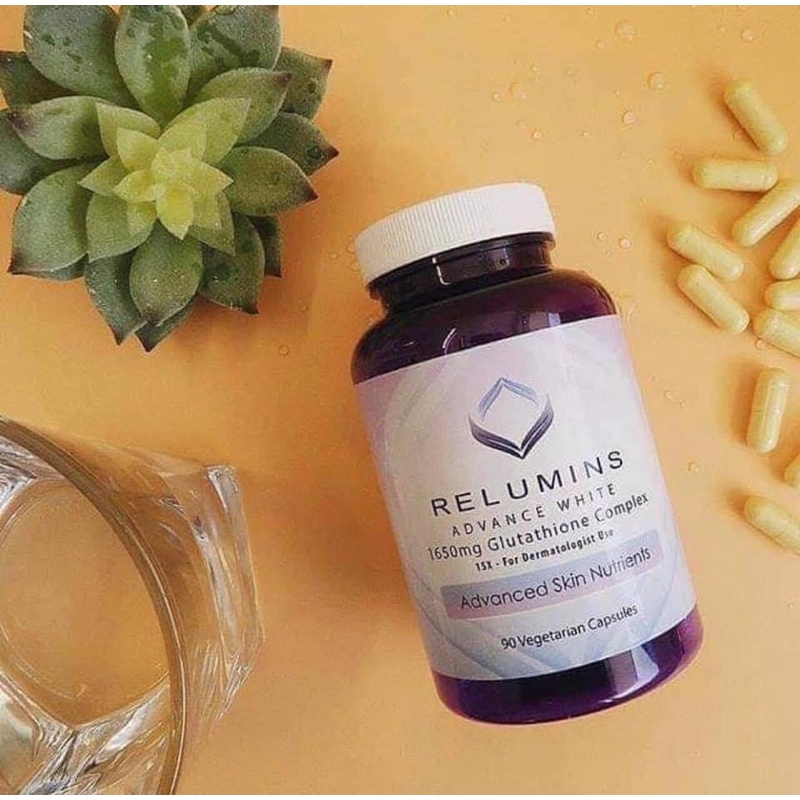 Viên Uống Relumins Advance White 1650mg Của Mỹ Hỗ Trợ Trắng Da, 90 viên