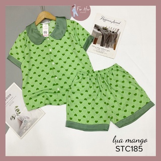 Pyjama - Bộ mặc Nhà Lụa Satin Cộc Đùi Cao Cấp