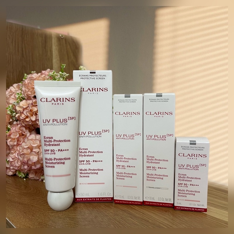 Bill Hàn - Kem chống nắng Clarins (Rosy/translucent) - 50ml/10ml/3ml