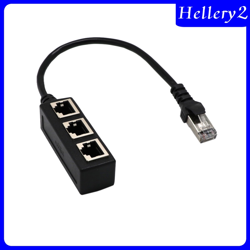 [HELLERY2] RJ45 1 to 3 Ethernet LAN Network Splitter 3 Way Extender Adapter Connector