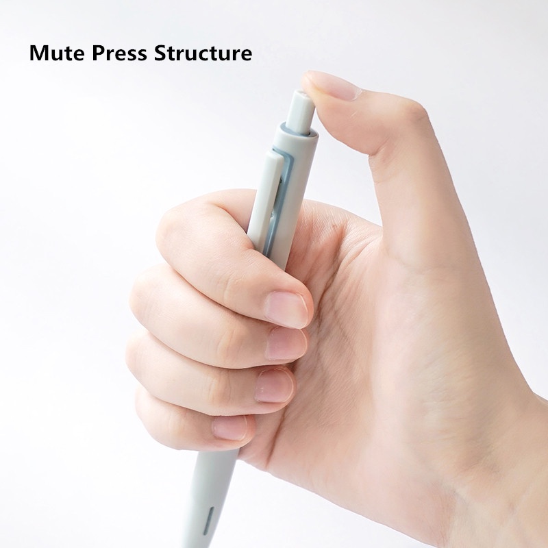 Bút Bi Mực Đen Ngòi 0.5mm Khô Nhanh