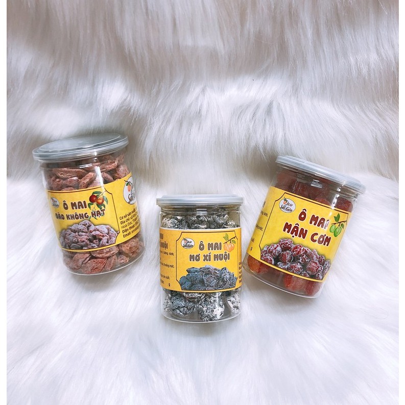 Ô mai Đào Bao Tử không hạt vị Chua Ngọt đặc biệt Hộp 200gr, 400gr