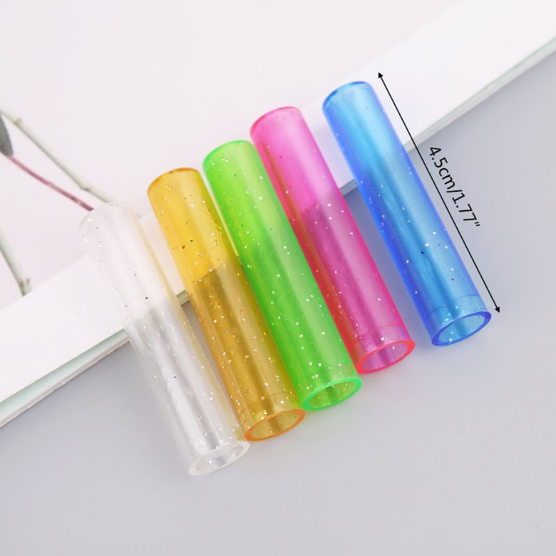 Set 6 nắp đậy bảo vệ đầu bút chì bằng nhựa kiểu dáng dễ thương mới