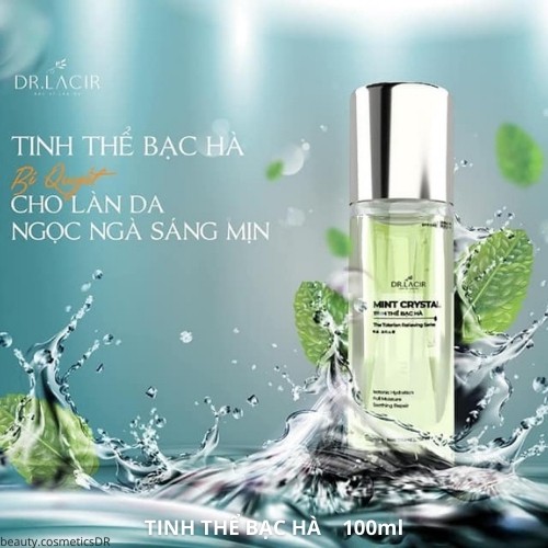 Toner-Tinh Thể Bạc Hà Se Khít Lỗ Chân Lông Cân Bằng ẨM Dr.Lacir MINT CRYSTAL 100ml | BigBuy360 - bigbuy360.vn