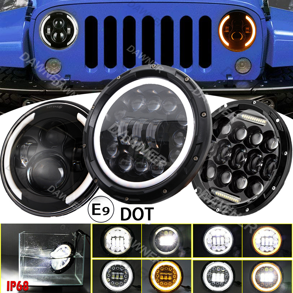 Đèn Pha Led 7 Inch Cho Xe Máy Harley Touring Ultra Classic Electra Street Glide Road King Yamaha