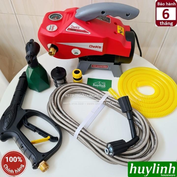 Máy xịt rửa xe cao áp Deko DK-2800R - 2800W - Hàng chính hãng