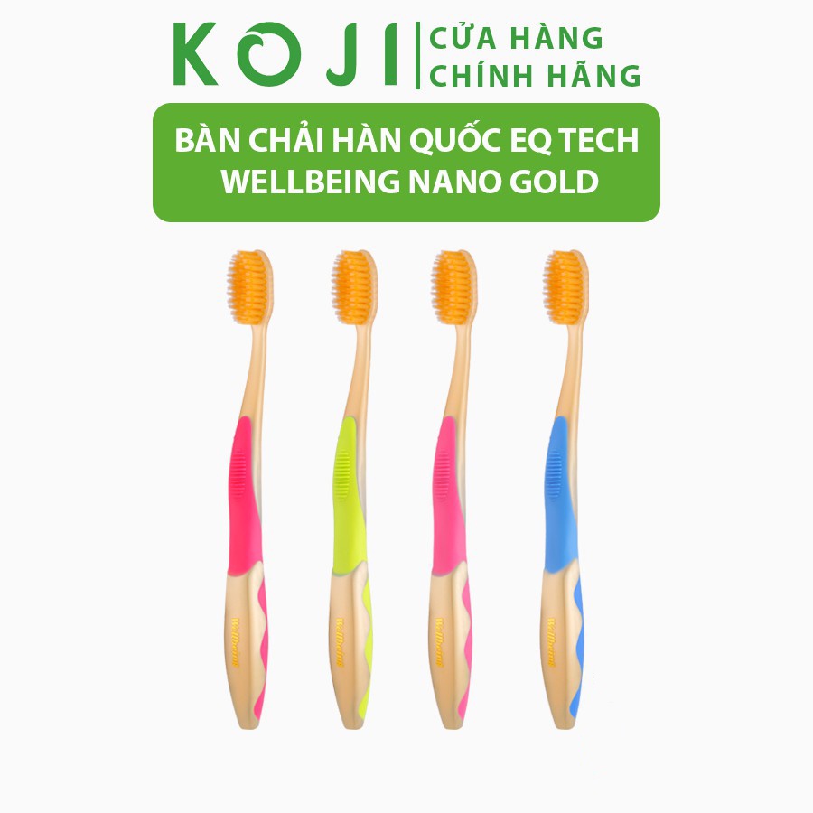 Bàn chải đánh răng nhập khẩu Hàn Quốc EQ TECH- CLEWA NANO GOLD