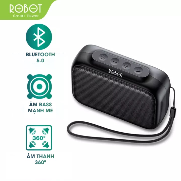 Loa Bluetooth Mini 5.0 ROBOT RB100 Hỗ trợ thẻ Micro SD & USB - E3 Audio  Miền Nam