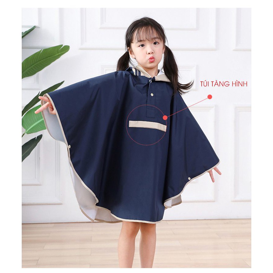 Áo mưa trẻ em thời trang chất lượng cao, phong cách Nhật Bản