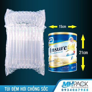 Đệm hơi túi đựng lon sữa Ø15x21cm bao đóng hàng sữa bột, mỹ phẩm, chai lọ thủy tinh, dầu nhớt chống sốc hiệu quả