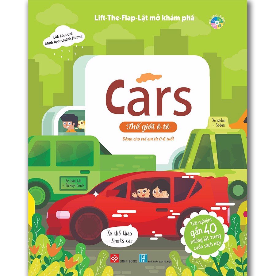 Sách - Lift-the-flap - Lật mở khám phá - Cars - Thế giới ô tô