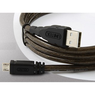 Cáp micro usb dây bọc chống nhiễu 1.5m unitek y-c434