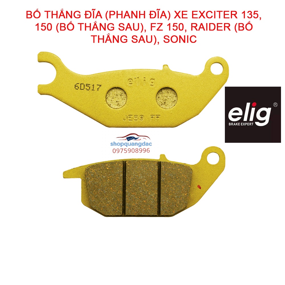 BỐ THẮNG ĐĨA (PHANH ĐĨA) XE EXCITER 135, 150 (BỐ THẮNG SAU), FZ 150, RAIDER (BỐ THẮNG SAU), SONIC