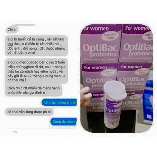 Men Vi Sinh Optibac Tím 30v