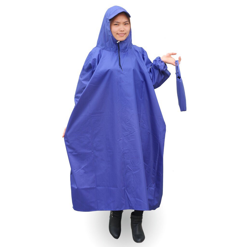 Áo mưa bit, áo mưa 1 người,1 đầu quây tròn vải siêu nhẹ chính hãng chống thấm tốt