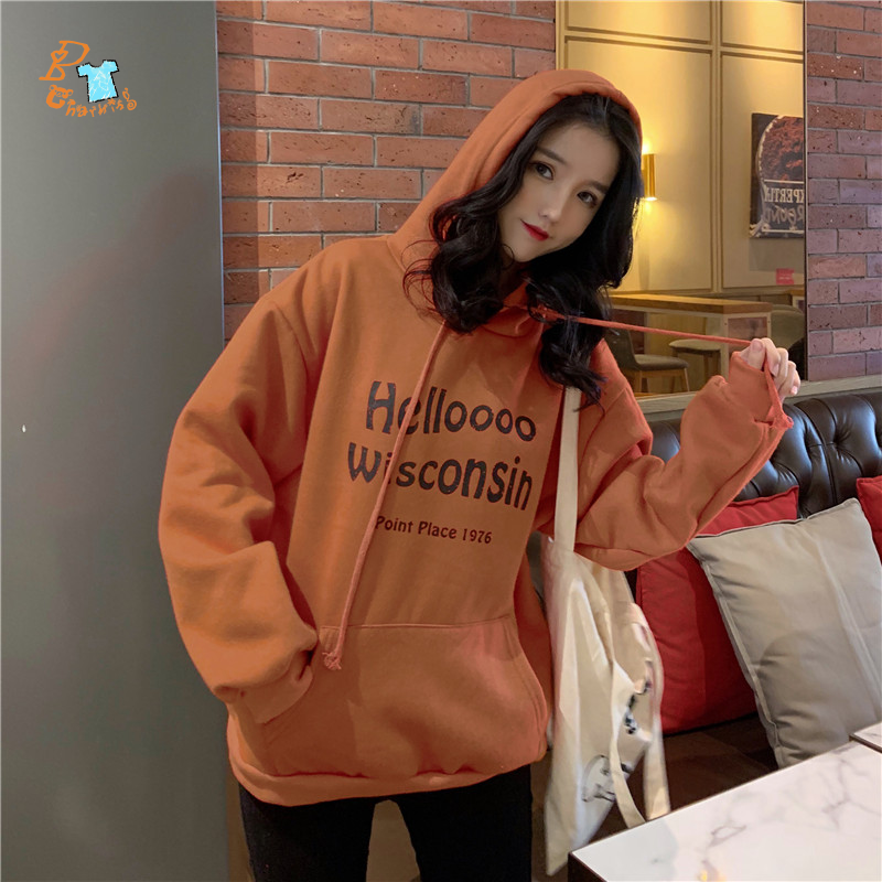 Áo Hoodie Form Rộng Thời Trang Mùa Thu