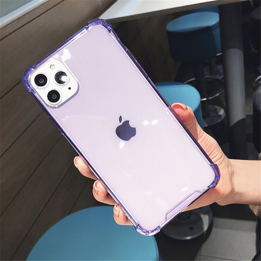 Ốp Điện Thoại Tpu Mềm Trong Suốt Chống Sốc Màu Kẹo Cho Iphone 11 Pro X Xr Xs Max 6 6s 7 8 Plus | BigBuy360 - bigbuy360.vn