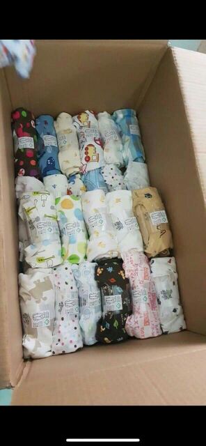 Xả kho set 3 cái Body liền vớ  Cotton cho bé trai bé gái