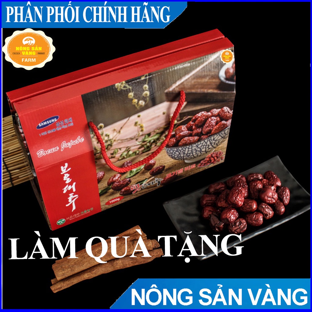 TÁO ĐỎ HÀN QUỐC CAO CẤP 1KG - BOEUN JUJUBE