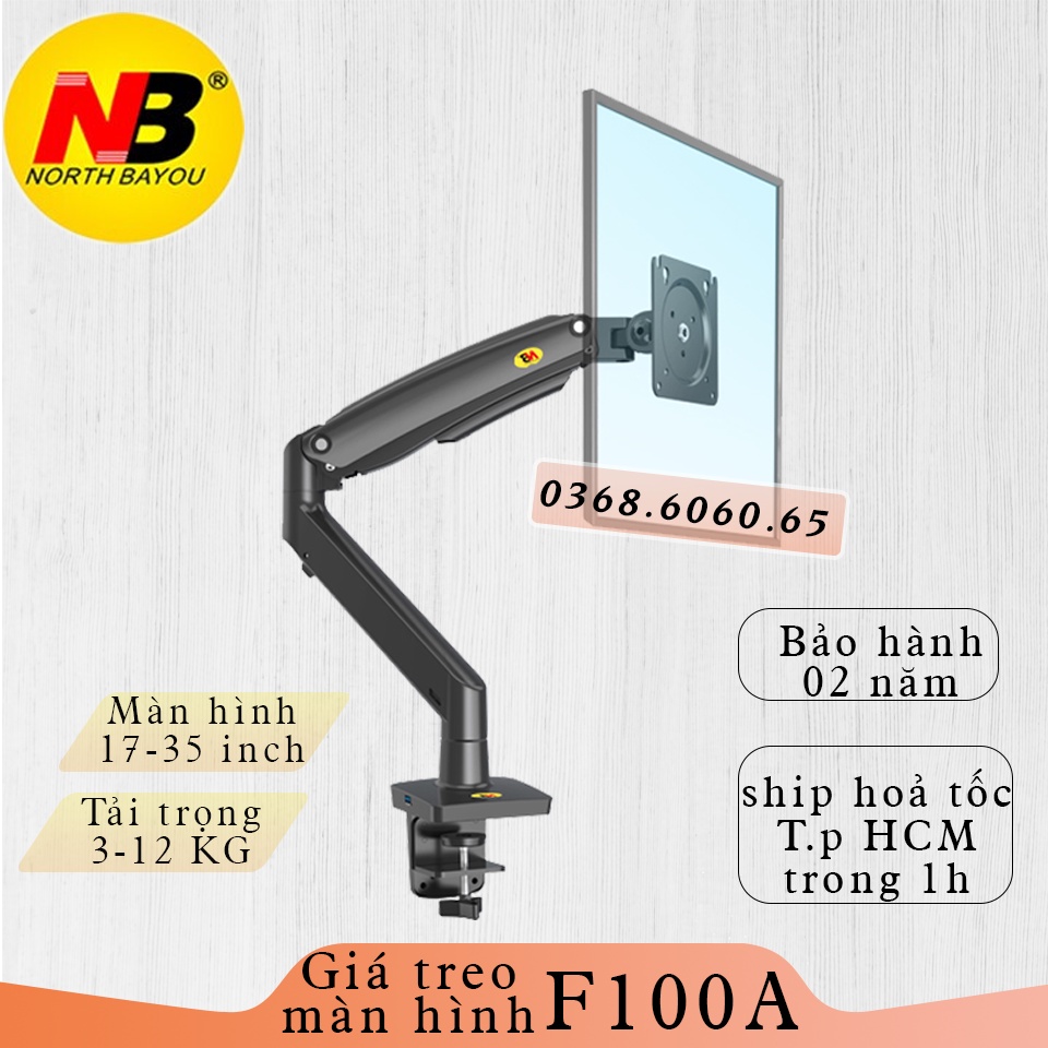 F100A #Giá Treo Màn hình #Tay treo màn hình #Giá đỡ màn hình/ [Màn Hình 22&quot; - 35&quot; inch] – [Cao Cấp hơn F80] #NB F100A