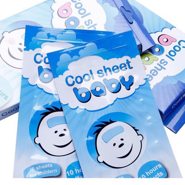 Bịch 2 miếng dán hạ sốt Cool Sheet baby