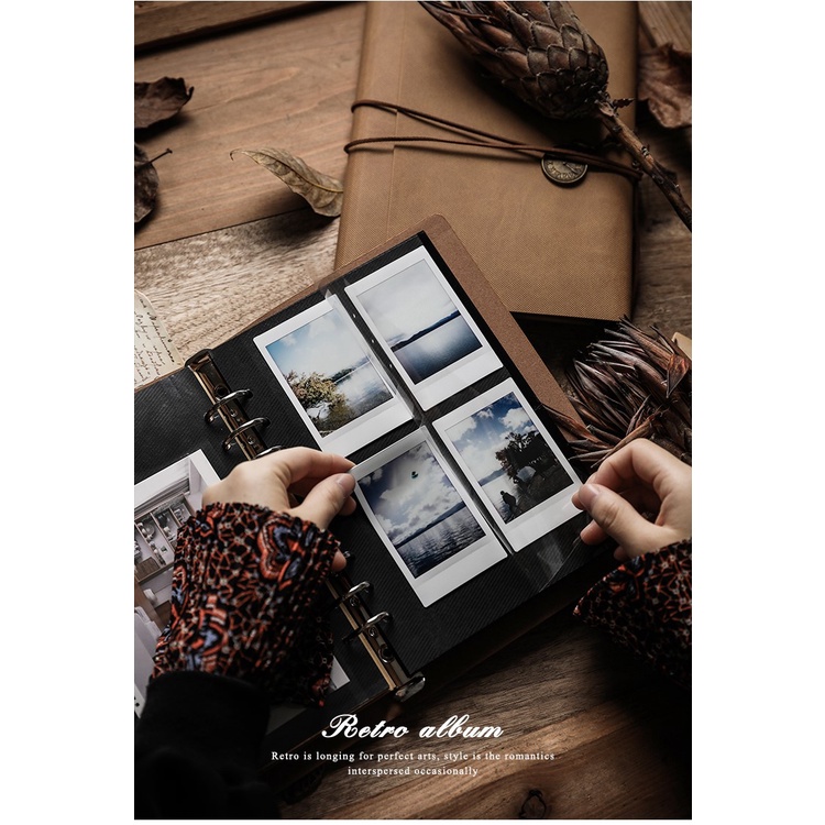 Album Ảnh Nhật Ký Giúp Bảo Vệ Ảnh, Chống Oxy Hóa, Có Thể Tự Do Thiết Kế, Chất Liệu Bìa Da Cao Cấp