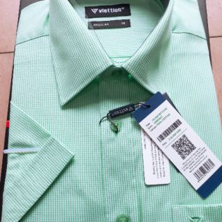 Sơ mi VIỆT TIẾN ngắn tay sale 50% còn 360k